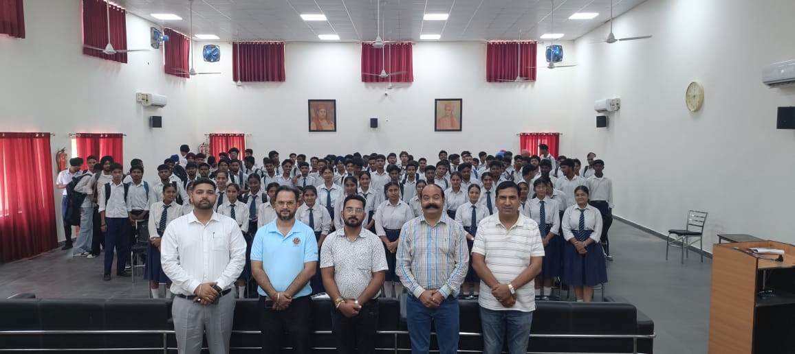 Career guidance programme organised at DAV School and Chaudhary Balbir Singh Public School.